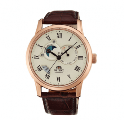 Мъжки механичен часовник ORIENT FAK00001Y - FET0T001W0 LEATHER